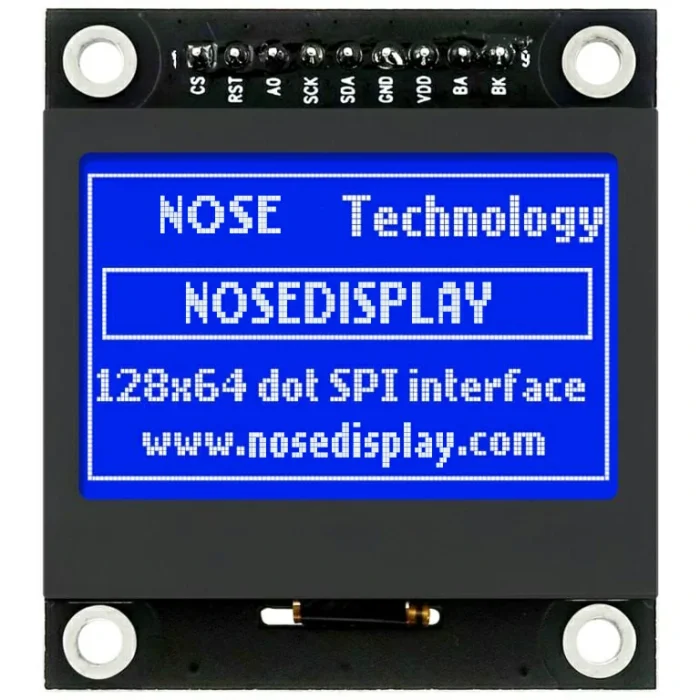 1.54 Inch 128x64 Graphical LCD Display SPI Mini 12864 STN High Contrast ...