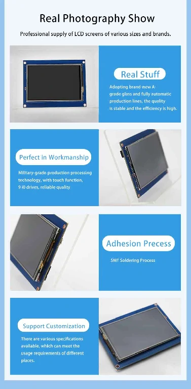 3.5-inch UART HMI display dimensions
